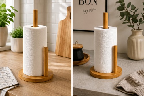 Küchenrollenhalter bambus - küchenrollenhalter,