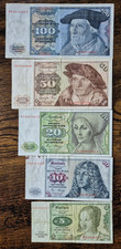 5x Banknoten Deutschland alte