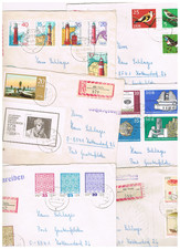 DDR - Sammlung ca. 20 R-Briefe (70er-J.) & Ganzsachen (10) - Auflösung
