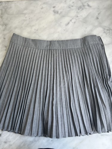 Damen plisseerock 38 - plisseerock, grau