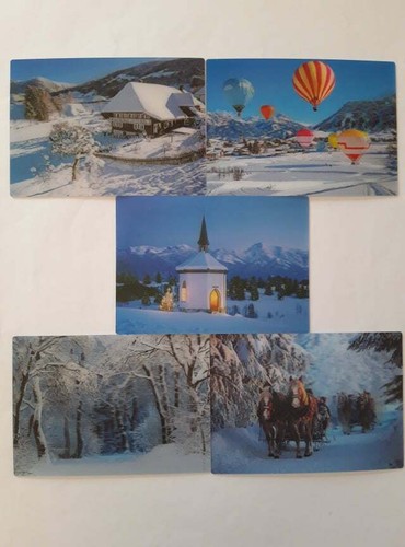 Ansichtskarte winter - 3, d