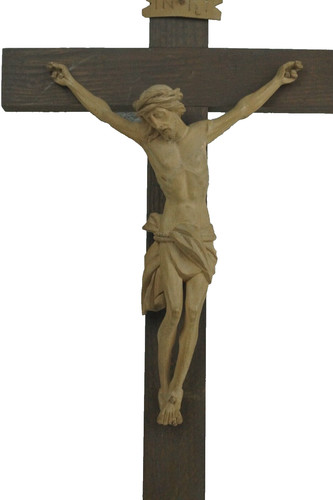 Jesus kruzifix geschnitzt inri - jesus,