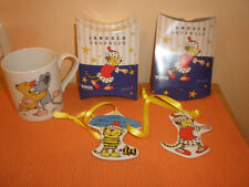 Thomas Janosch 2  Weihnachtsbaum Anhänger Baumanhänger  Tiger und Tiger + Ente