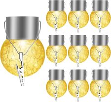 Herefun Solarlampen mini Kugel, 10 Stück Solarleuchten
