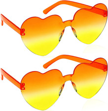 2 Stück Sonnenbrille Orange