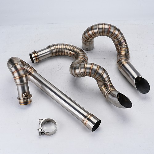 Motorcycle exhaust link - exhaust,