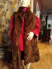 Fell Weste lang echtes Pelz