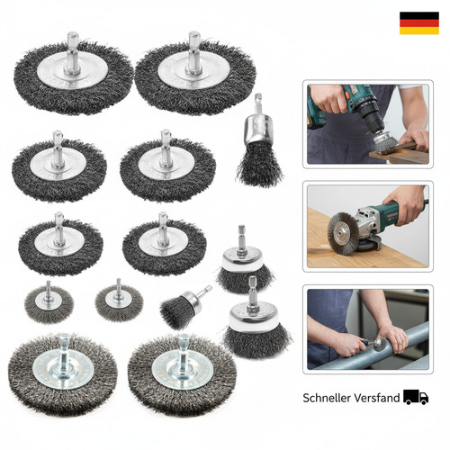 Stück drahtbürste - 12,