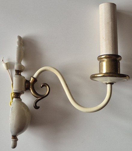 Alte messing wandlampe - alte,