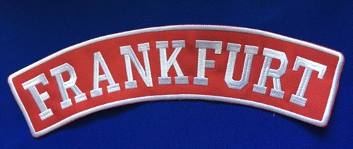 Frankfurt aufnäher patches - frankfurt,
