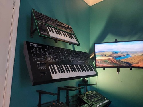 Wandmontage synth rack arme - wandmontage,