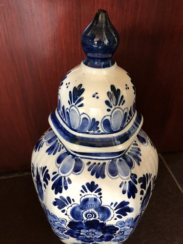 Urnenvase delft handpainted - delft,