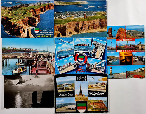 Postkarten lot helgoland - x,
