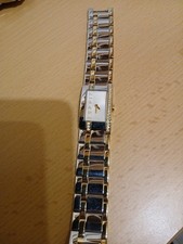 Esprit Damen Uhr Silber Vergoldet Edelstahl  Zirkonia