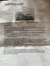 Jabama A 210 Stirling Heissluftmotor mit Voltmeter NEU/ OVP