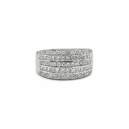 9ct white gold ladies - white,