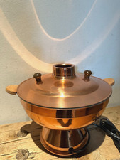 Hotpot Mongolischer / Chinesischer Feuertopf Kupfer elektrisch neuwertig Anleitg