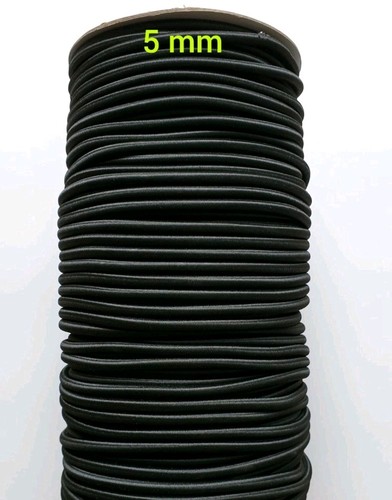 5mm gummikordel rundgummi - 1m×5mm,