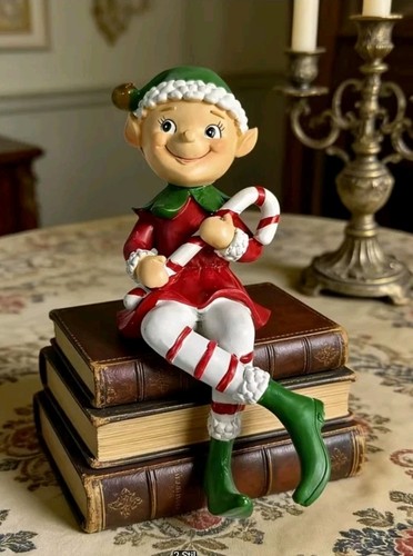 Weihnachselfe kantenhocker - xl,