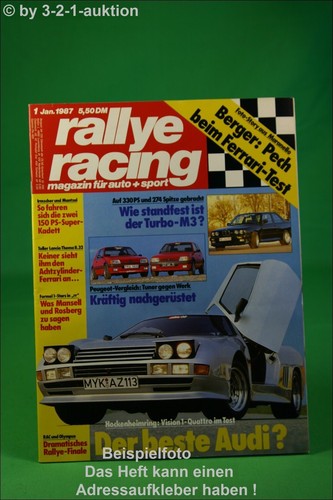 Rallye racing zender bmw - 1/87,