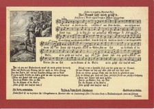 uralte AK Liederkarte "Mei Hamit läßt mich grüß'n" von Hans Soph //22