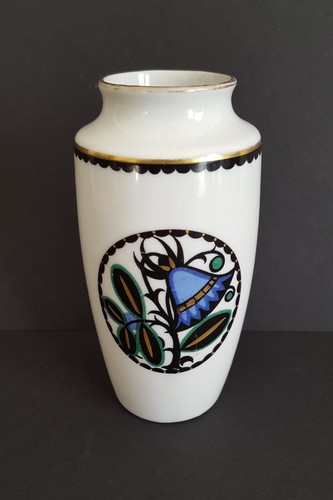 Seltene art deco porzellanvase - art,
