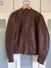 Thedi Leathers Cafe Racer / Roadster Jacke braun M