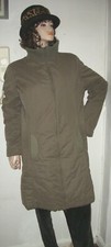 Gr.44 46 leichter Wintermantel  khaki grün wattiert waschbar  L doppelzipper XL