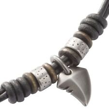 FOSSIL JF85832 HERREN HALSKETTE STAHL LEDER JF 85832