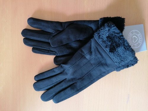 Weiche handschuhe schwarz mit - weiche,