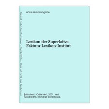 Lexikon der superlative - lexikon,