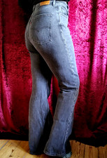 Levi's Jeans 70s High Flare W29 L32, Schwarze Levi Strauss Schlaghose 70er Look