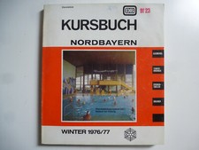 Kursbuch Nordbayern, Winter 1976/77 , DB, Bundesbahn