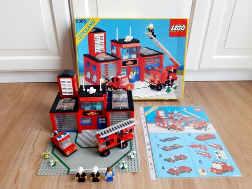 Lego town 6385 fire house - town, house-i