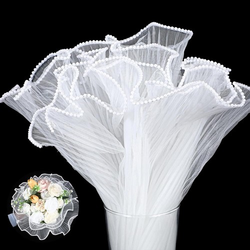 Blumenpapier polyester x - 4m,
