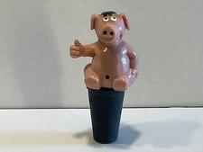 Uli Stein Gerd Koch Figur Cartoon Kult 90er Jahre: Schwein Daumen hoch Korken