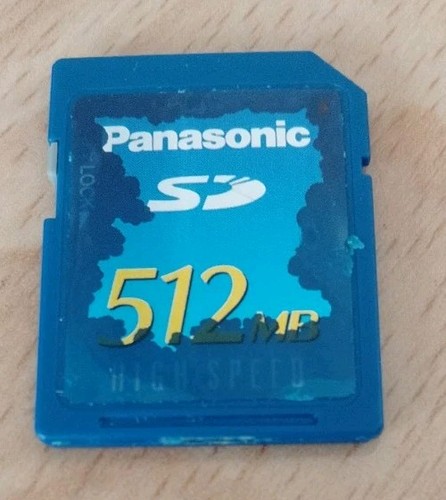 Panasonic 512mb karte - 512mb, sd-karte