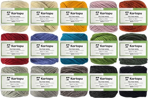 100 gramm kartopu felting - gramm,