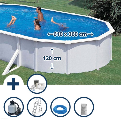Stahlwandpool set - stahlwandpool,