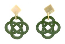 camilieri Horn Ohrringe