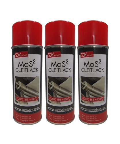 Mos gleitlack spray 400ml - 3x,