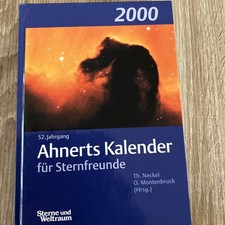 Ahnerts Kalender für Sternfreunde 2000. Kleines astronomisches Jahrbuch, 1