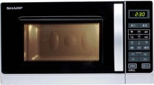 Sharp Mikrowelle Grill 2in1 R642INW 20L 800W 1000W silber Glasdrehteller
