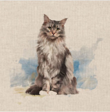 Katze Land Kreatur Leinenoptik