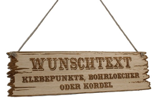 Schild wunschtext - schild,