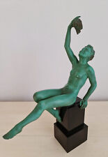 MAX LE VERRIER Skulptur "Corinthe" XXL signiert Akt Figur Art Déco 1930