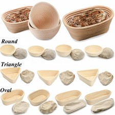 Gärkorb Brotbackkorb Brot backen Gärkörbchen oval, Kreis, Dreieck RATTAN