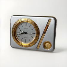 Seiko Quartz Tischuhr Reisewecker Vintage Japan Sammler ungeprüft