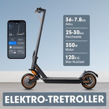 Renn-Elektroroller Erwachsene, 350W, 8.5" Slick-Reifen, 20km/h, 28km, ohne ABE
