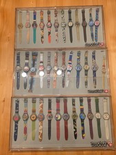 36- Teilige Swatch- Uhrensammlung, in Original Sammlerboxen, nicht getragen